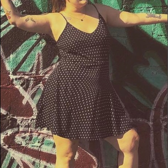 DIVIDED Polka Dot Skater dress - Picture 3 of 3